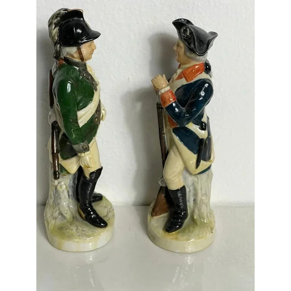 Vintage Military Calvary Continental Army Japan Soldier Porcelain Figure KW3678 - Picture 7 of 12